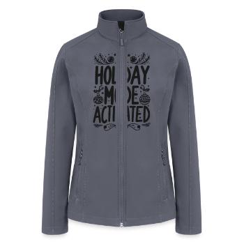 Holiday Mode Activated - Women’s Soft Shell Jacket - gray - Front