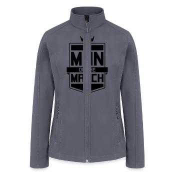 Man of the Match - Women’s Soft Shell Jacket - gray - Front