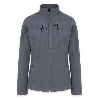 Heartbeat For Sharks - Women’s Soft Shell Jacket - gray - Front