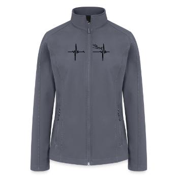 Heartbeat For Sharks - Women’s Soft Shell Jacket - gray - Front