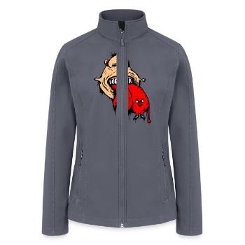 Many Faces - Women’s Soft Shell Jacket - gray - Front