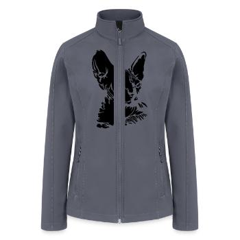 Sphynx cat - Women’s Soft Shell Jacket - gray - Front