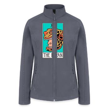 Mayan Tarot Card - Women’s Soft Shell Jacket - gray - Front