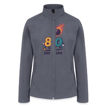 End of era 80s - Women’s Soft Shell Jacket - gray - Front