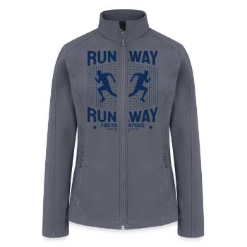 Run Away - Women’s Soft Shell Jacket - gray - Front
