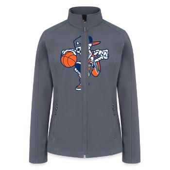 Cotton t-shirt - Women’s Soft Shell Jacket - gray - Front