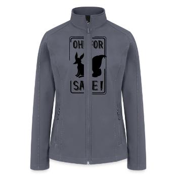 Oh for fox sake - Women’s Soft Shell Jacket - gray - Front