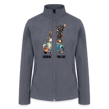 CHERMING CHRISTMAS CAR - Women’s Soft Shell Jacket - gray - Front