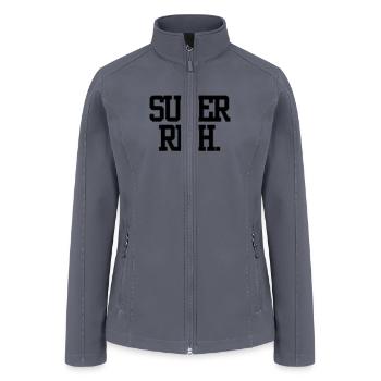 Tees - Women’s Soft Shell Jacket - gray - Front