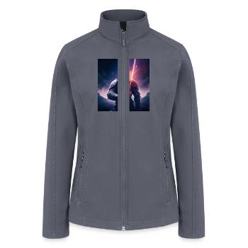 Imaginative Illustrations. - Women’s Soft Shell Jacket - gray - Front