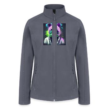 Trans Panda: A Vision of Progress - Women’s Soft Shell Jacket - gray - Front