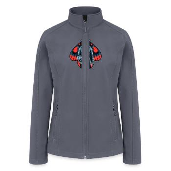 Mothman - Cryptid West Virginia Cryptozoology - Women’s Soft Shell Jacket - gray - Front