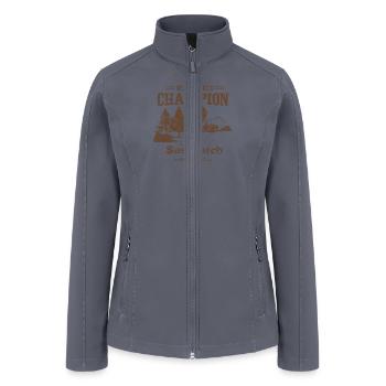 Hide and Seek Champion. Sasquatch - Women’s Soft Shell Jacket - gray - Front