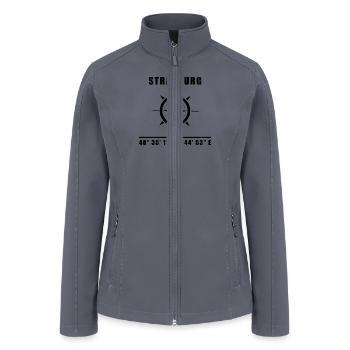 Straßburg S Coordinate's design - Women’s Soft Shell Jacket - gray - Front