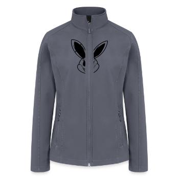 Zombie Rabbit - Women’s Soft Shell Jacket - gray - Front