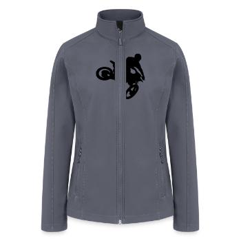 Motocross - Women’s Soft Shell Jacket - gray - Front