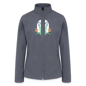 Marine Conservation - Women’s Soft Shell Jacket - gray - Front