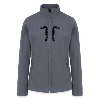 A sea turtle - Women’s Soft Shell Jacket - gray - Front