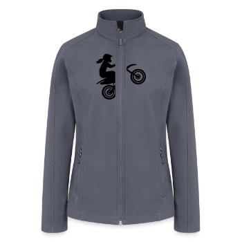 Motocross - Women’s Soft Shell Jacket - gray - Front