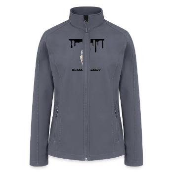 Bubble tea addict - Women’s Soft Shell Jacket - gray - Front