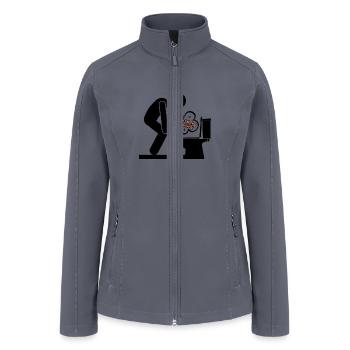Country Musick - Women’s Soft Shell Jacket - gray - Front