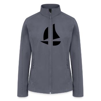 Sailing boat - Women’s Soft Shell Jacket - gray - Front