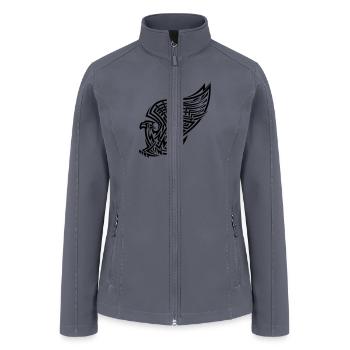 Eagle tattoo style - Women’s Soft Shell Jacket - gray - Front