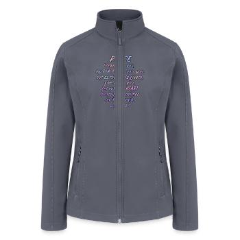 John - Women’s Soft Shell Jacket - gray - Front