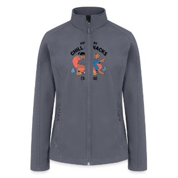 Chill & Snacks - Women’s Soft Shell Jacket - gray - Front