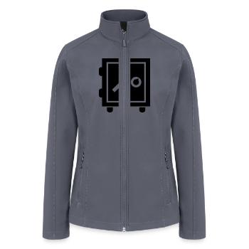 Safe for money or gold - Women’s Soft Shell Jacket - gray - Front