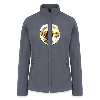 A walk in the snow - Women’s Soft Shell Jacket - gray - Front