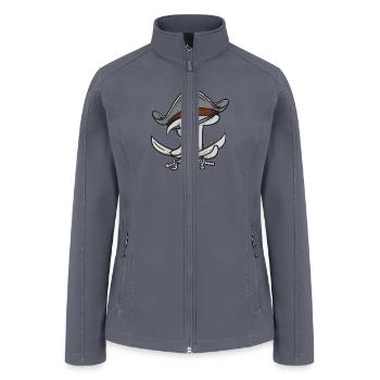 pi rates pirates - Women’s Soft Shell Jacket - gray - Front