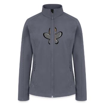 Stone Doll Bound with String - Women’s Soft Shell Jacket - gray - Front