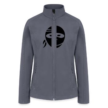 Ninja Mask - Women’s Soft Shell Jacket - gray - Front