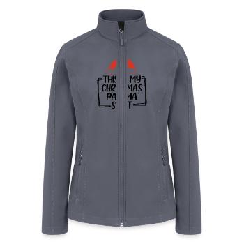 This Is My Christmas Pajama Shirt Family Matching - Women’s Soft Shell Jacket - gray - Front