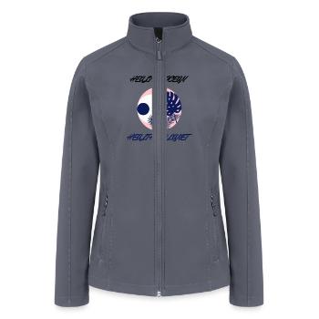 Marine Conservation - Women’s Soft Shell Jacket - gray - Front