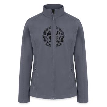 Holiday Mode Activated - Women’s Soft Shell Jacket - gray - Front