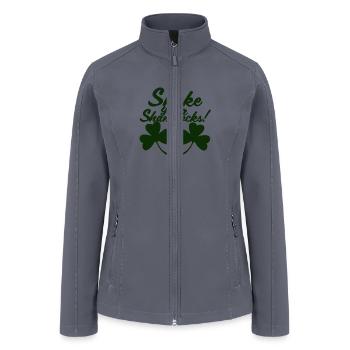 Shake your Shamrocks - Women’s Soft Shell Jacket - gray - Front
