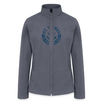 Saint Thomas - Women’s Soft Shell Jacket - gray - Front