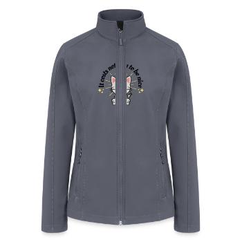 it cost nothing to be nice - Women’s Soft Shell Jacket - gray - Front