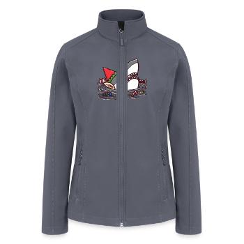 The Elf Shark - Women’s Soft Shell Jacket - gray - Front