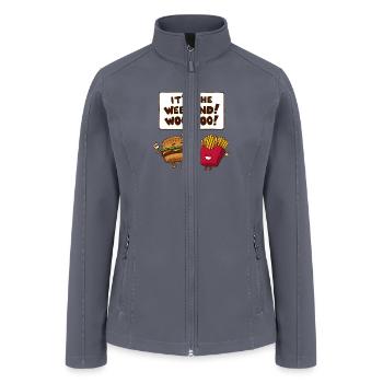 The Weekend Burger - Women’s Soft Shell Jacket - gray - Front