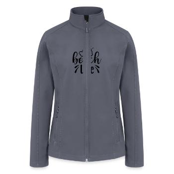 beach life - Women’s Soft Shell Jacket - gray - Front