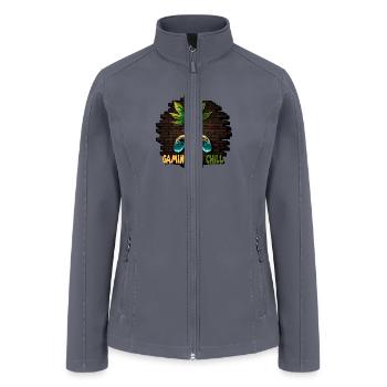 Gaming and Chill - Women’s Soft Shell Jacket - gray - Front