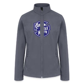 The Cotton Belt Route Railroad - Women’s Soft Shell Jacket - gray - Front