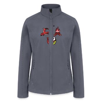 Camp Lover Shirt - Women’s Soft Shell Jacket - gray - Front