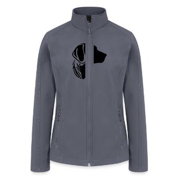 Dog Portrait For Proud Dog Owners - Women’s Soft Shell Jacket - gray - Front