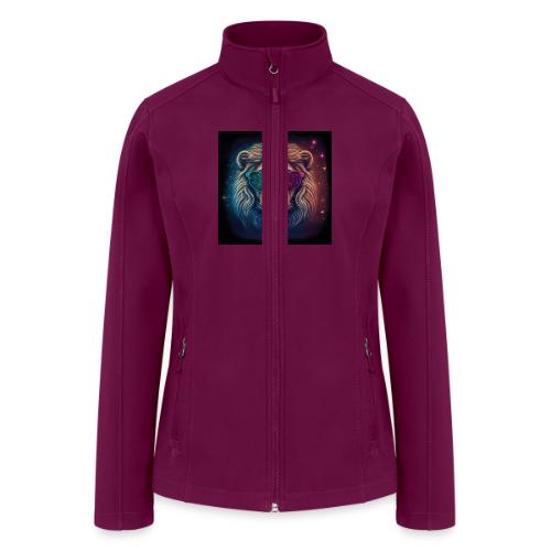 Jesus Lion of Judah wearing love glasses - Women’s Soft Shell Jacket