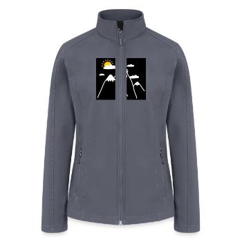 Mountain Face - Women’s Soft Shell Jacket - gray - Front