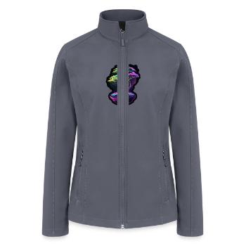 Synthwave Bonsai Tree - Women’s Soft Shell Jacket - gray - Front